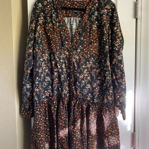 Anthropologie Maeve Marlie button-front tunic